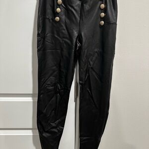 Generation Love Black Pants with Gold Accents